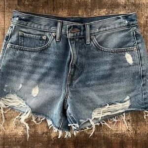 Lucky Brand Distressed Denim Jean Shorts